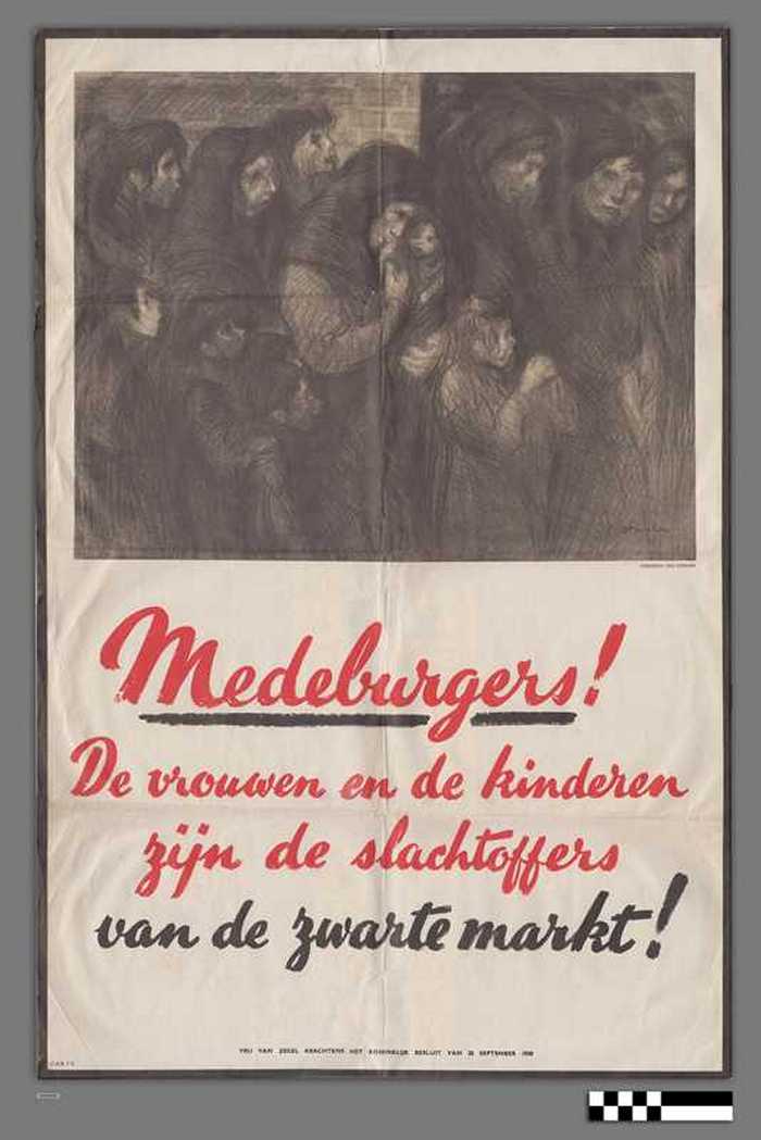 Medeburgers! De vrouwen en de kinderen zijn de slachtoffers van de zwarte markt!